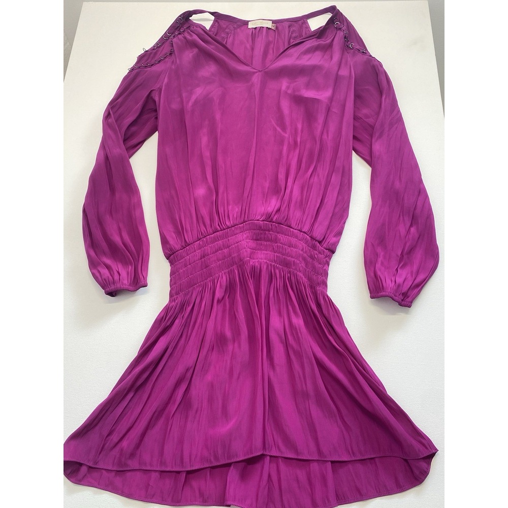 Ramy Brook New York Vneck Long Sleeve Dress. Medium